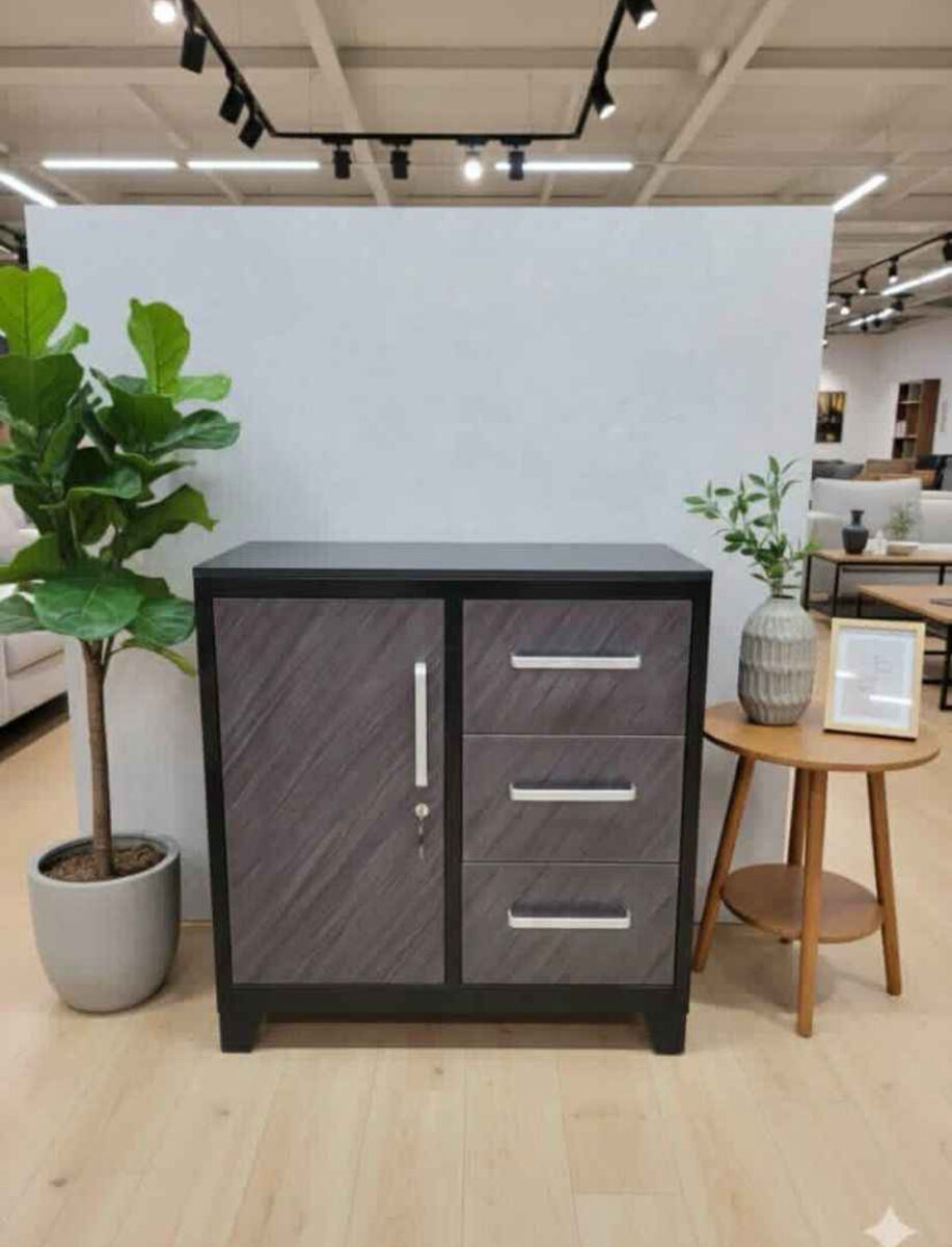 Meuble de rangement à 2 portes et 3 tiroirs