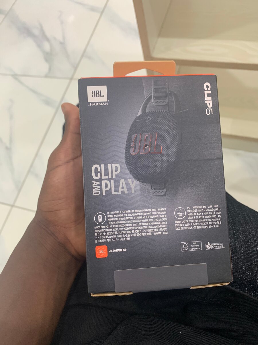 JBL Clip 5 Portable Speaker