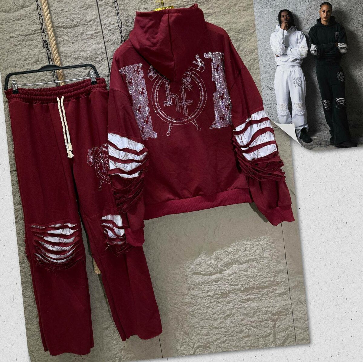 Ensemble de survêtement moderne unisexe