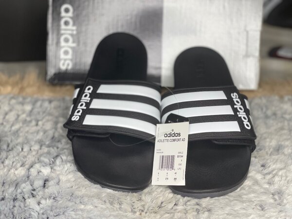 Velcro adidas slides