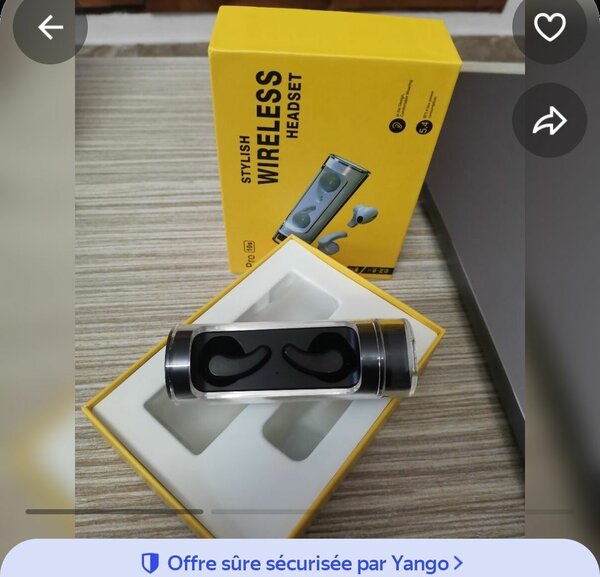 Écouteurs sans fil élégants