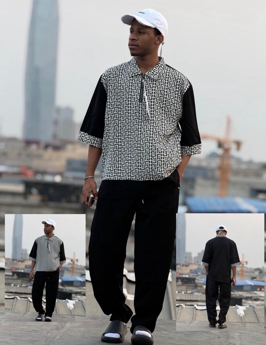 Chemise Homme 'Doux Noir'