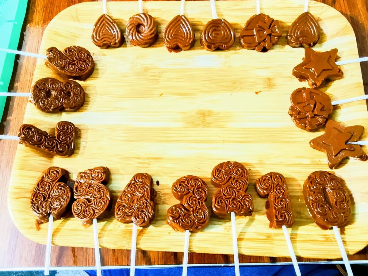 Paquet de 80 Toffees sucettes