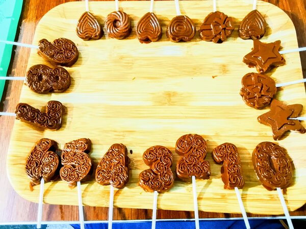 Paquet de 80 Toffees sucettes