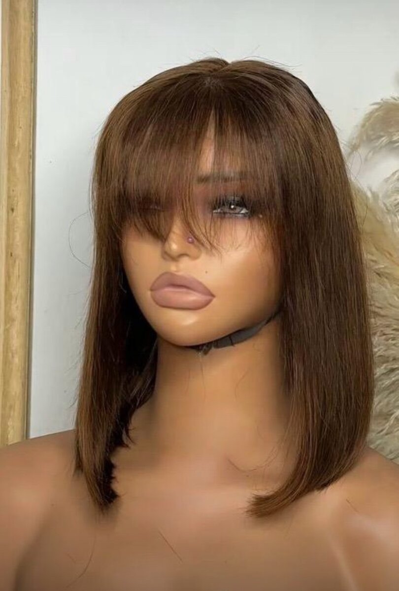 Perruque synthétique colorée