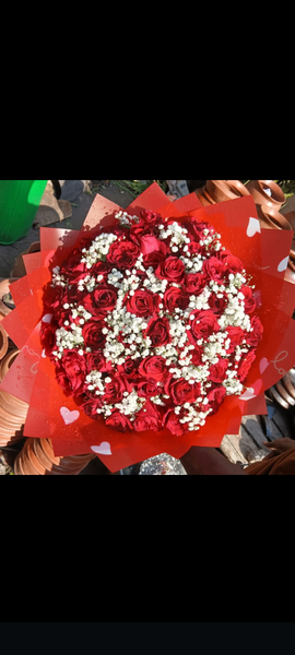 Bouquet de roses rouges