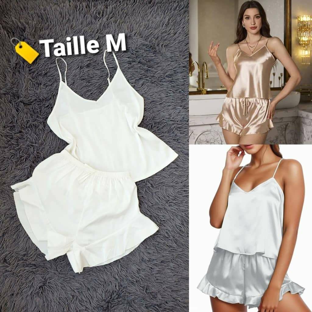 Pyjama en satin élégant