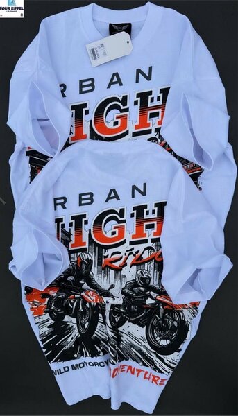 T-shirt Moto Urbain Aventure