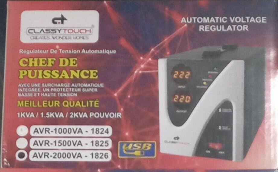 Régulateur de tension automatique (AVR) 2000 w