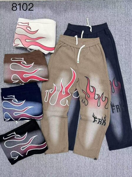 Pantalon de jogging flamme homme