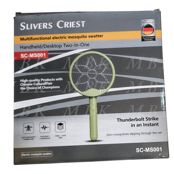 Racquet anti-moustiques électrique Slivers Criest SC-MS001
