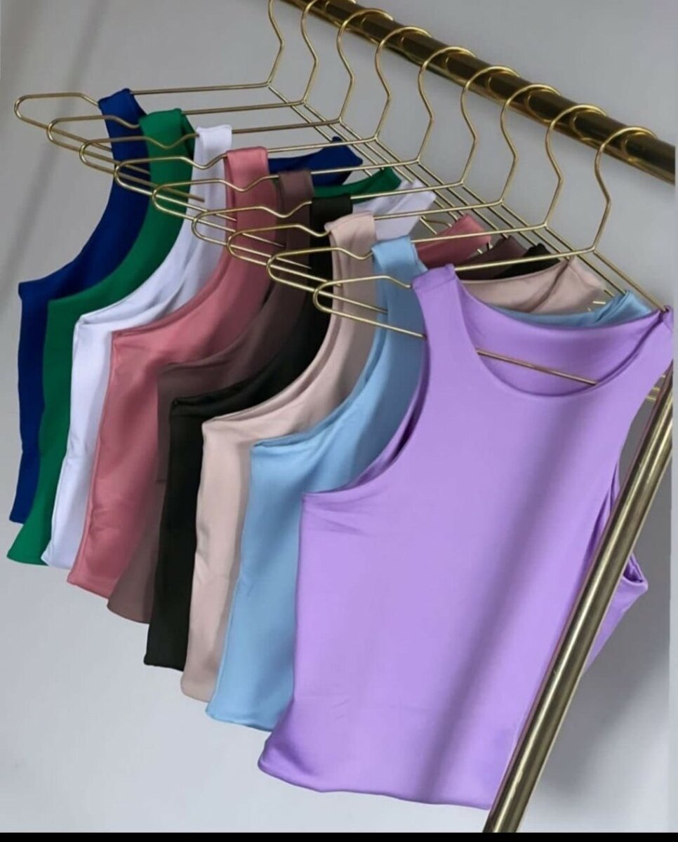 Débardeurs colorés tendance