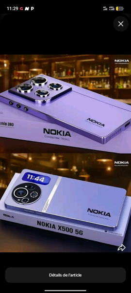 Téléphone Nokia X500 5G Violet