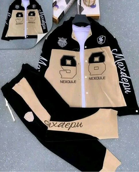 Ensemble survêtement NEXOULE noir et beige