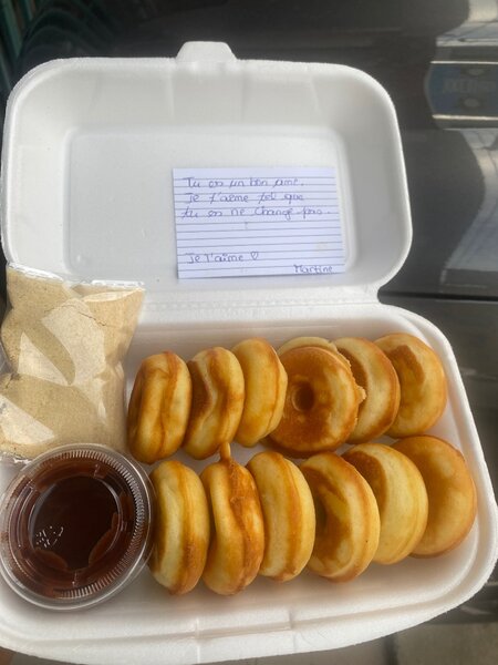 Donuts + chocolat + céréales