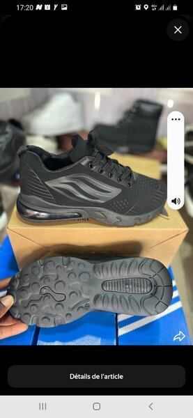 Baskets noires Airflow