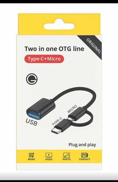 Câble OTG Type-C & Micro USB