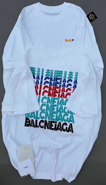 T-shirt Balenciaga Uni Blanc
