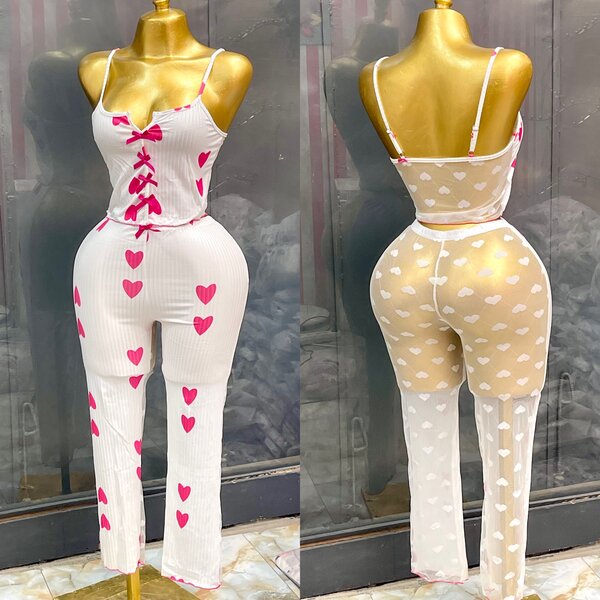 Combinaison Sexy Coeurs Femme