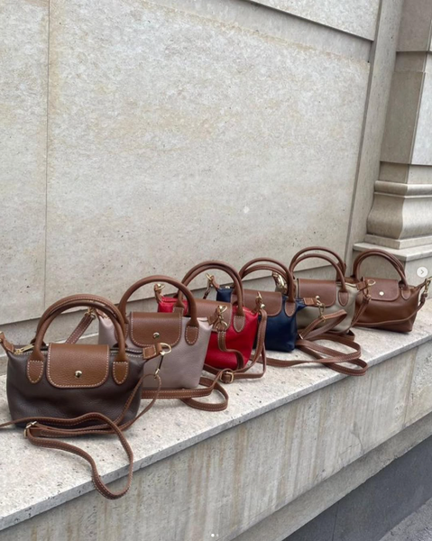 Миниатюрные сумочки под LongChamp