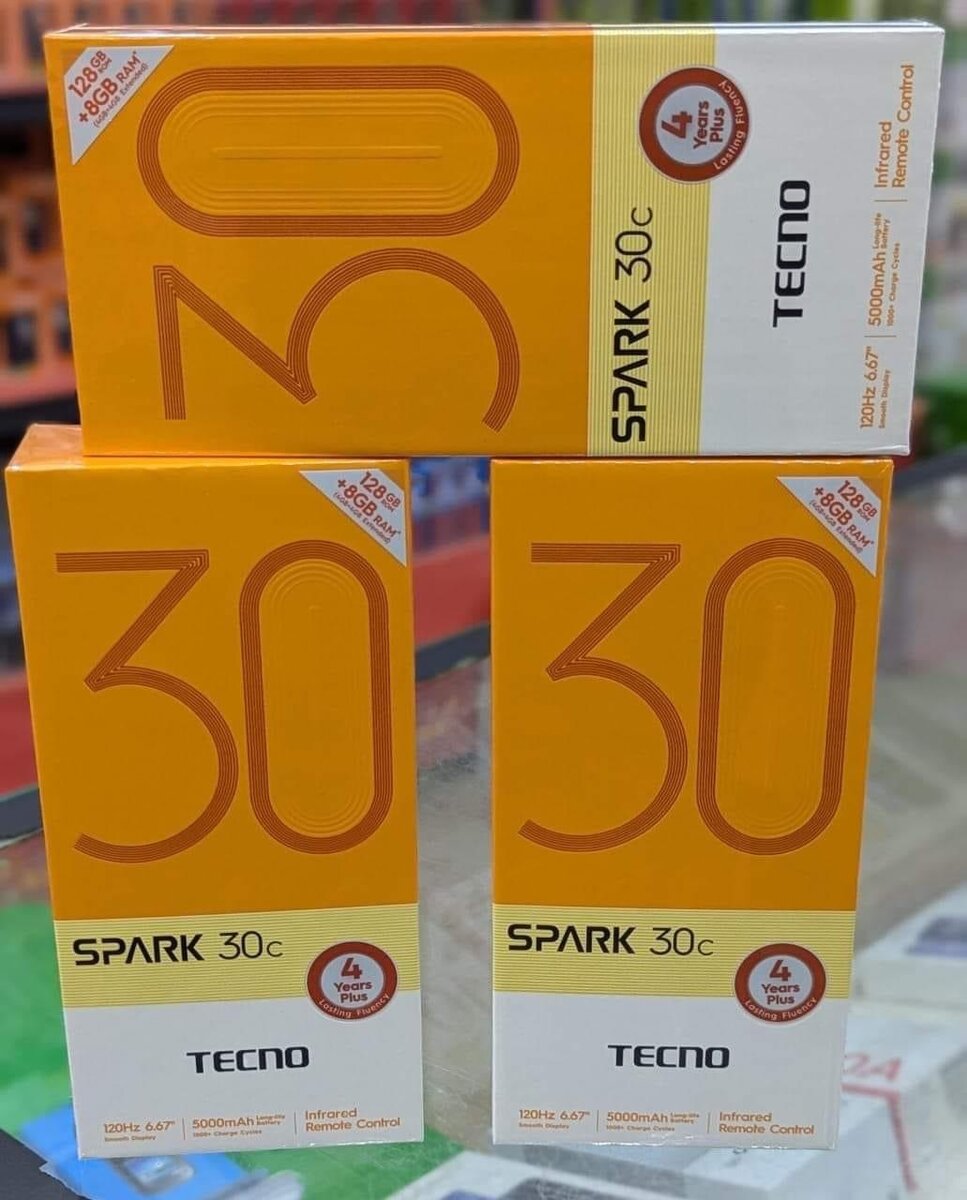 TECNO SPARK 30c nouveau dans cartons