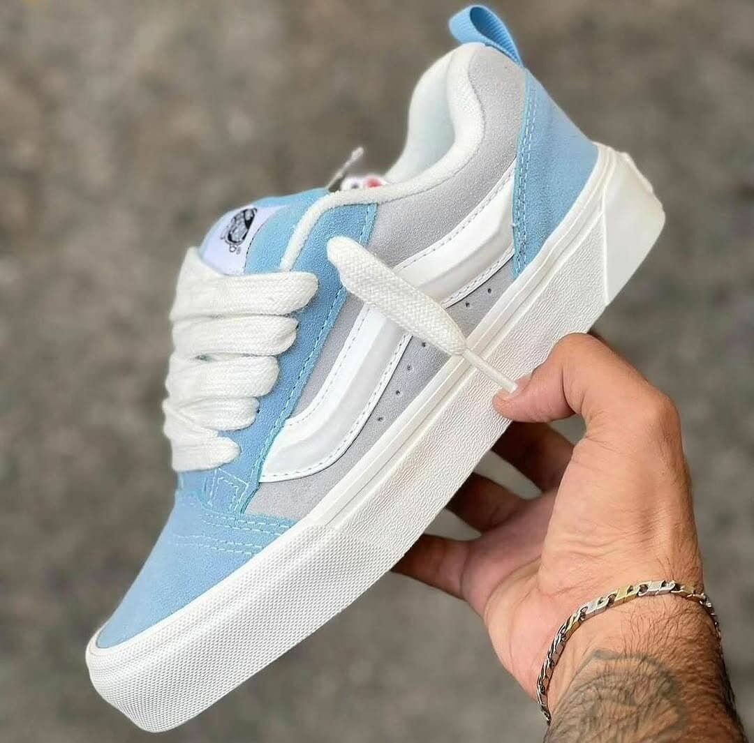 Chaussures Vans Old Skool bleu homme