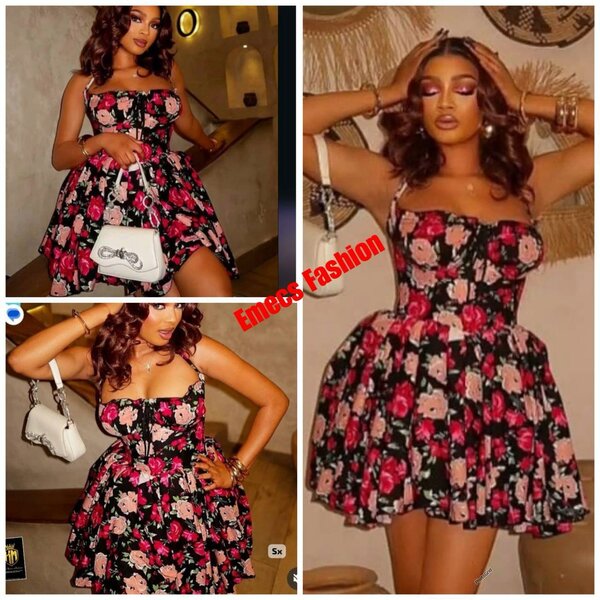 Robe fleurie élégante femme