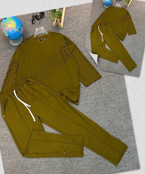 Ensemble Décontracté à Dentelle