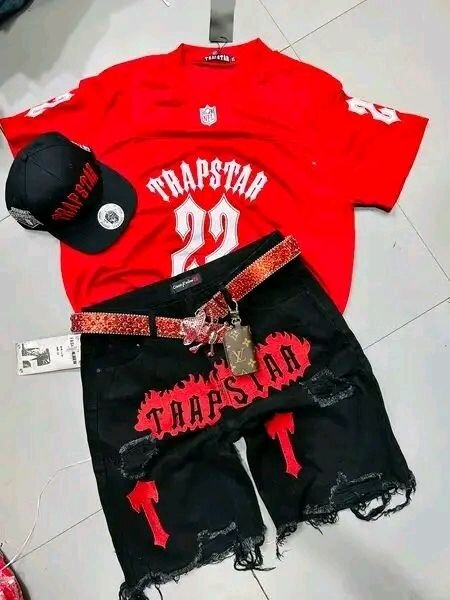Ensemble homme TRAPSTAR rouge et noir