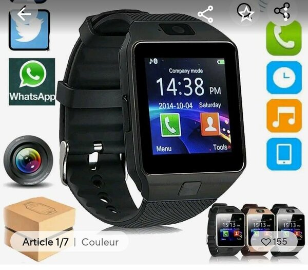 Montres connectées prend puce