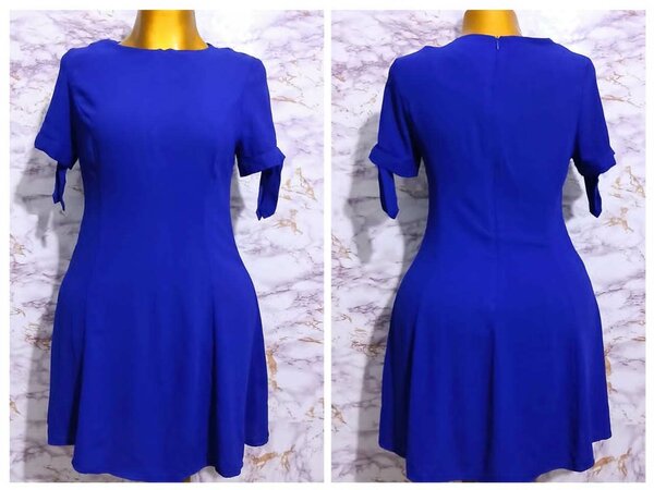 robe bleu et chemise femme