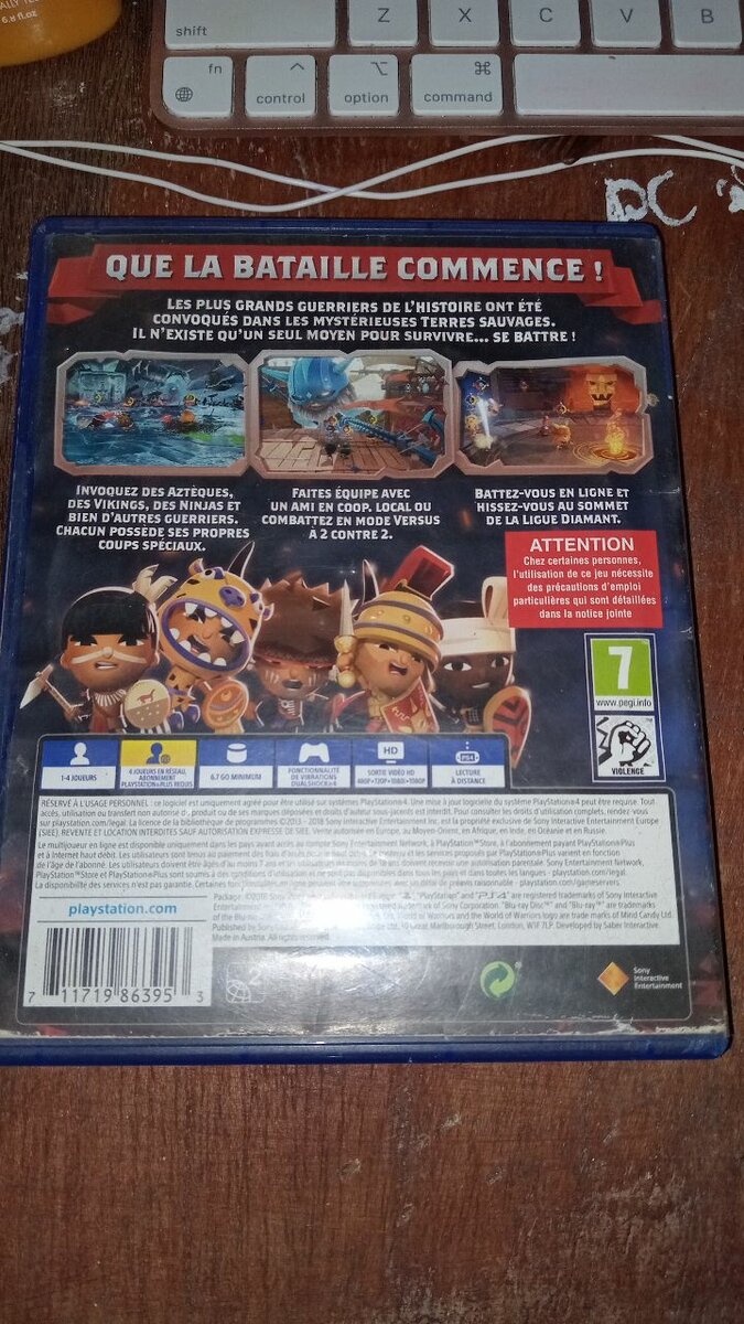 Jeu PS4 World of Warriors