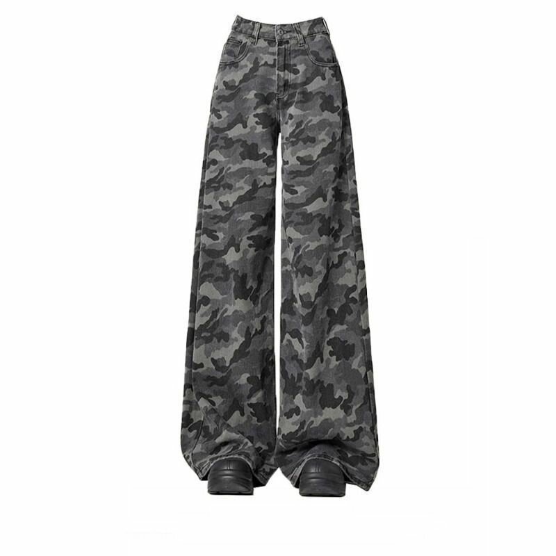 Брюки с комуфляжным принтом