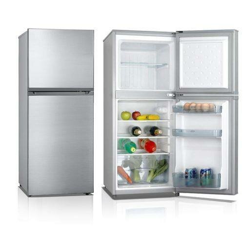 Delron DRF-112 Double Door Refigerator - 112 Litres - Grey