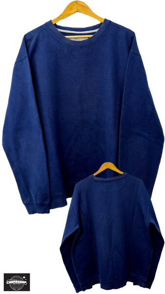 Sweatshirt bleu unisexe