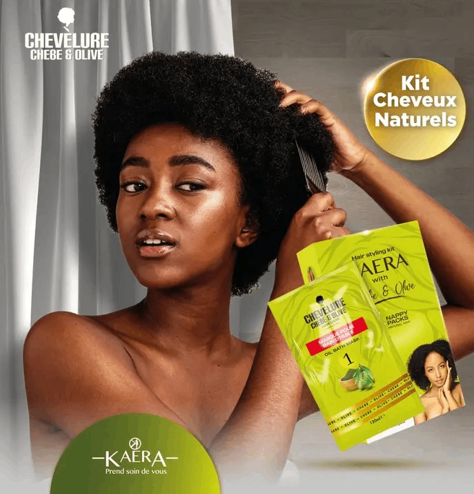 Kit de soins capillaires KAERA Chebe & Olive