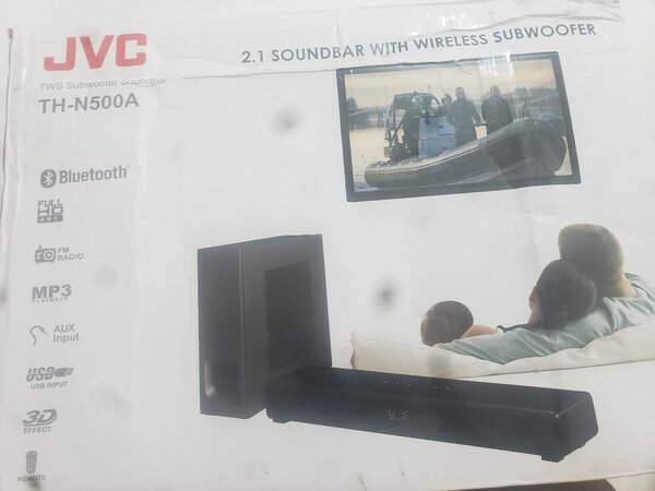 JVC 2.1 Soundbar with Wireless Subwoofer