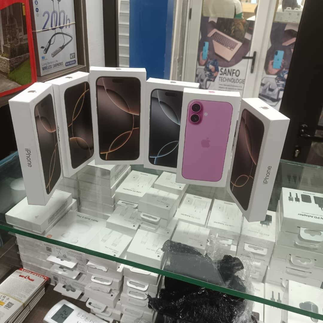 iPhone 16, 16pro Bleu et Rose