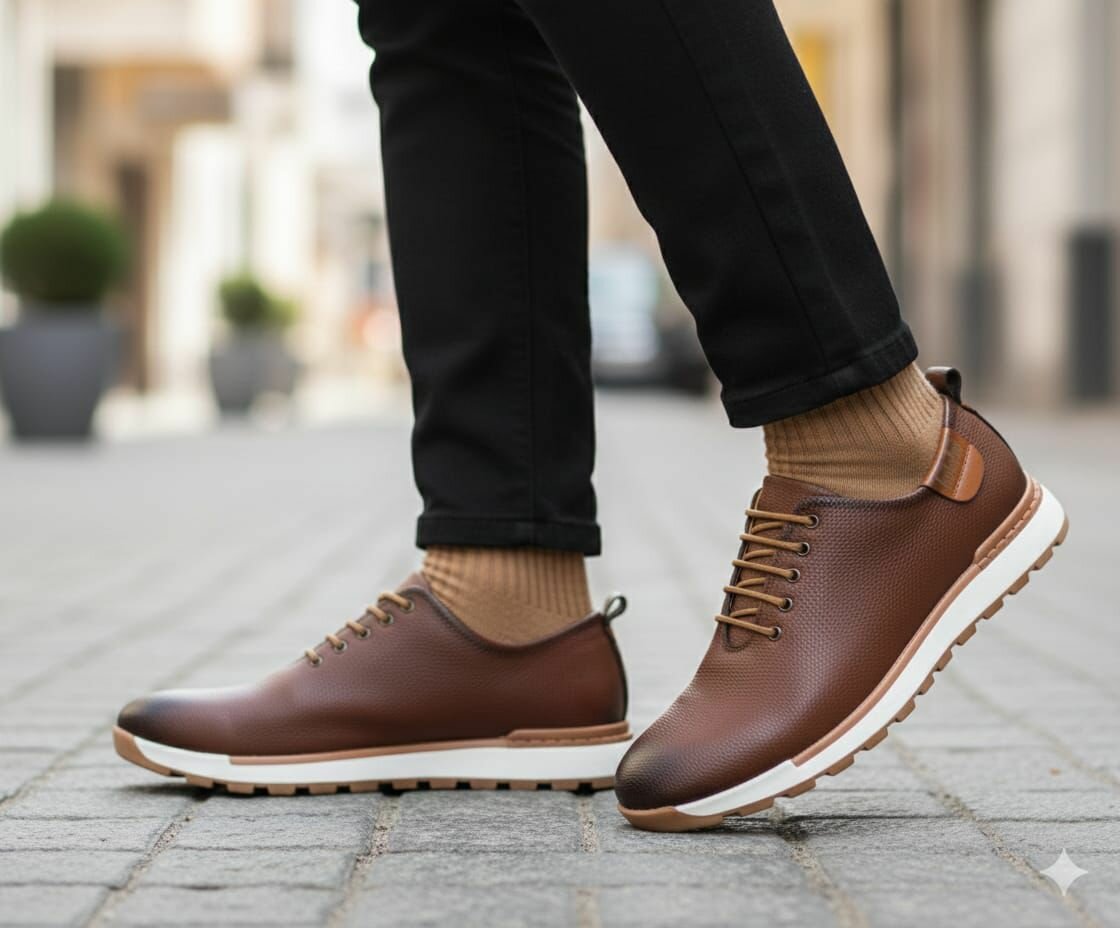 Chaussures homme en cuir confortables
