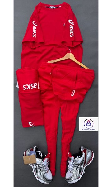 Ensemble Sport Asics Rouge