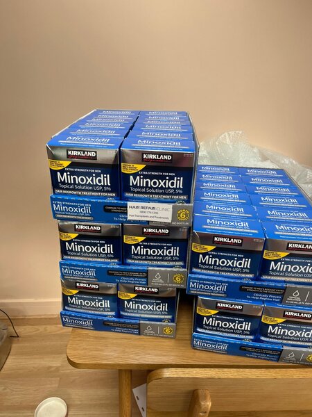 Box of Kirkland Minox for HAIR