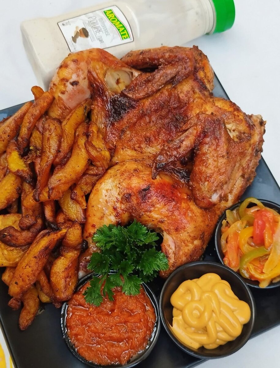 Tchêp au poulet, viande