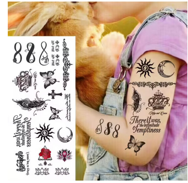 Tatouages éphémères uniques