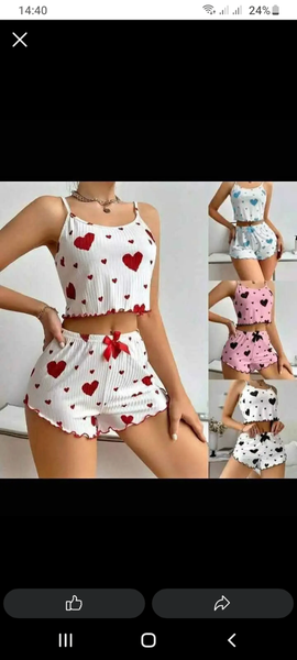 Ensemble Pyjama Femme Cœur
