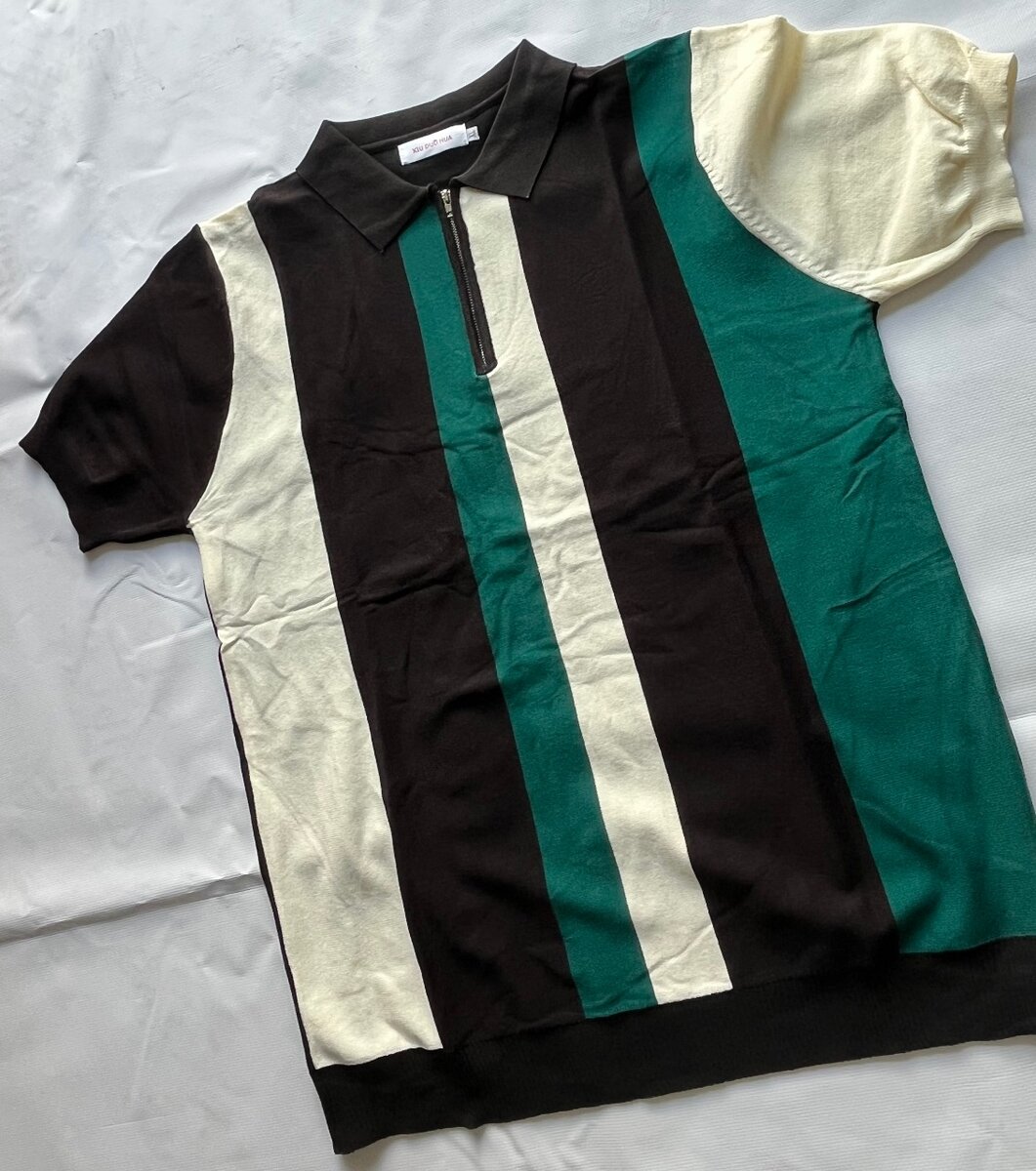 Men's Striped Polo Shirt