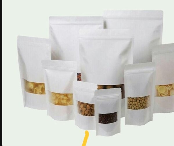 Emballages kraft blanc