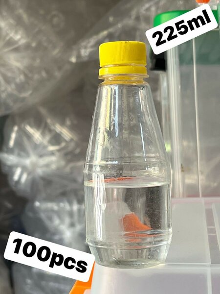 Clear Plastic Bottles 225ml