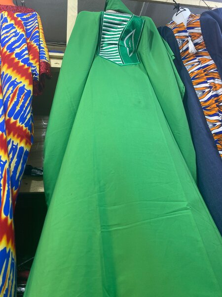 Boubou africain coloré