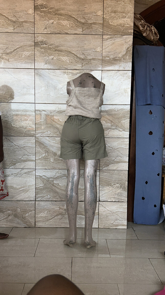 Shorts cargo kaki pour femmes