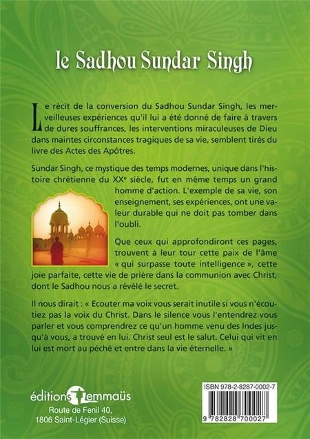 Biographie du Sadhu Sundar Singh
